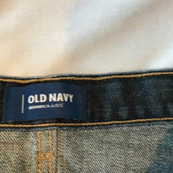 Old Navy Girl's Skinny Blue Jeans - Picture 5 of 6